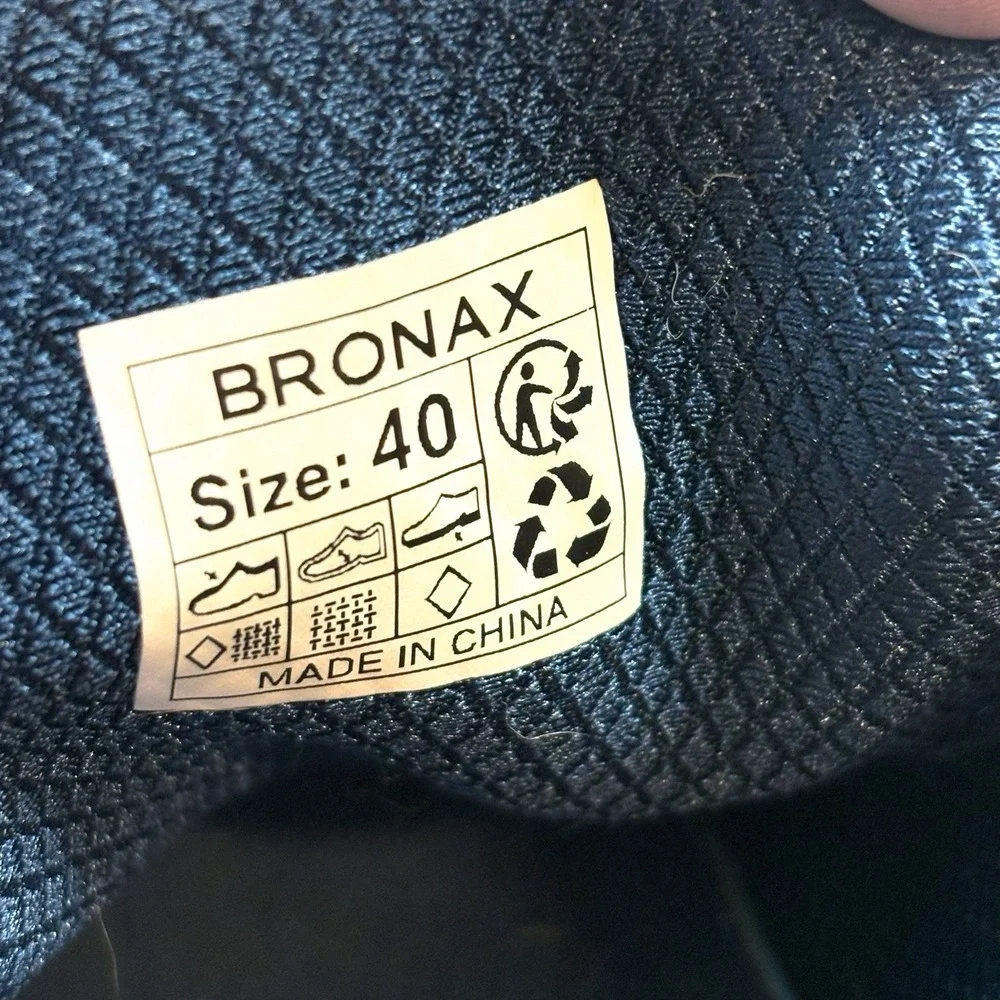 BRONAX Wide Toe Box Running Shoe Cushioned Men's Size 7 EU 40